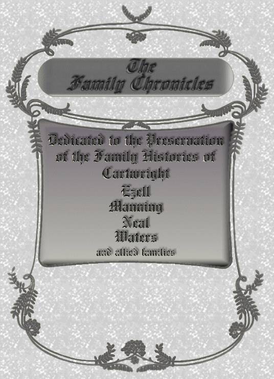 Beautiful Pewter Plaque With Information on The Family Chronicles and It's Dedicated Purpose