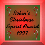 Robin's Christmas Award