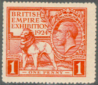 1924 British Empire Exhibition Stamp.  
This is the Gateway to my Stamp Collection.