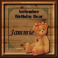 November birthday bear