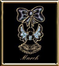 March Birthstone Angel