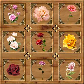 Rose shadowbox