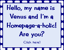 I'm a Homepage-a-holic!!