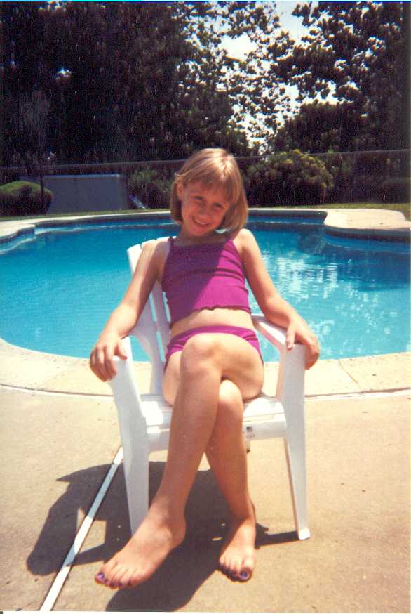 Sitting by The Pool