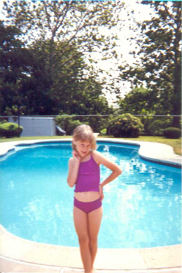 Standing by Pool