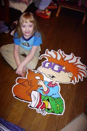 Kasey with her puzzle