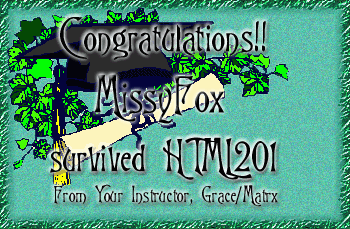 I survived HTML 102