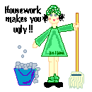 housework makes ugly