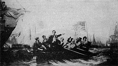 Perry at the Battle of Lake Erie.