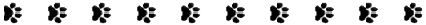 pawprints line