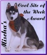 Mischa's Cool Site of the Week Award