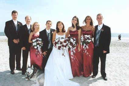 Wedding Party on the Beach