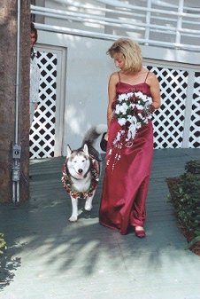 Ketah walking down the aisle