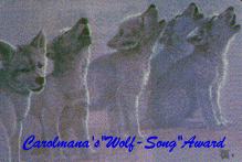 Carolmana's Wolf-Song Award