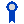 A blue ribbon