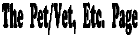 Pet/Vet, Etc. Page