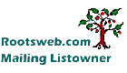 Rootsweb Mailing Listowner button