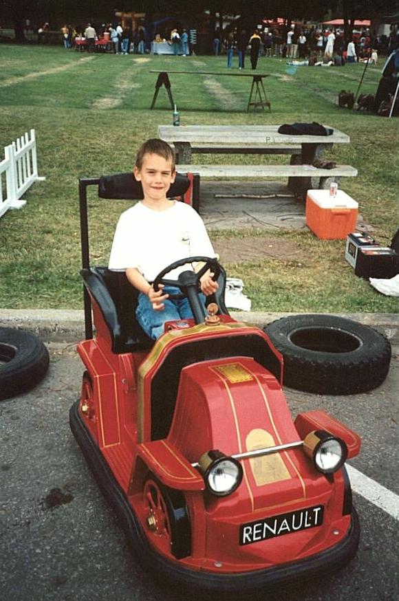 Tyler driving at Action Fest