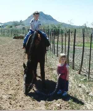 Justin and Emily with Dixie