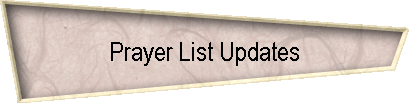 Prayer List Updates