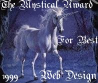 The Mystical Award for Best Website Design