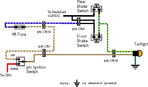 Taillight System Diagram