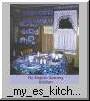 A view of my kitchen with plate wall racks and hutch..filled with my E.W./E.S. collection