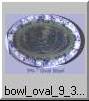 Oval Serving Bowl. 9" wide