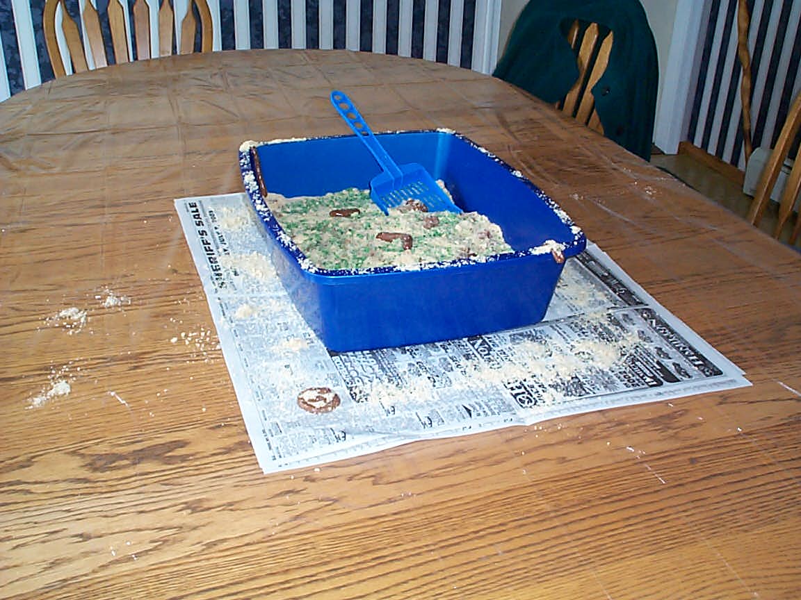 Kitty Litter Cake