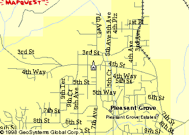 Map to FBC at 724 4th Street Pleasant Grove AL