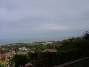 The view from Arnold House to the sea.