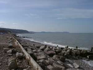 The shore at Llanddulas.