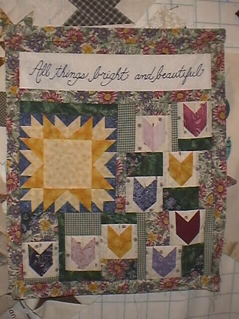 Blessings Quilt.. First Block