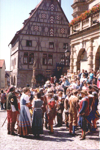 A street play in Rotenburg