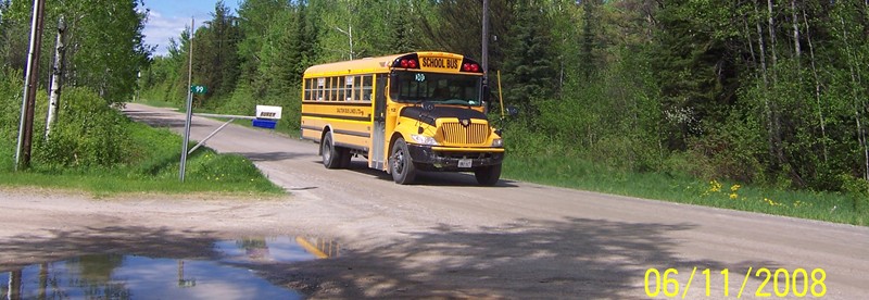 School Bus on Dorans Road From The French School Only