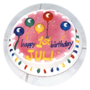 Juli's first birthday cake