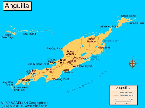 Map of Aguilla