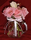 Roses in Small Jar