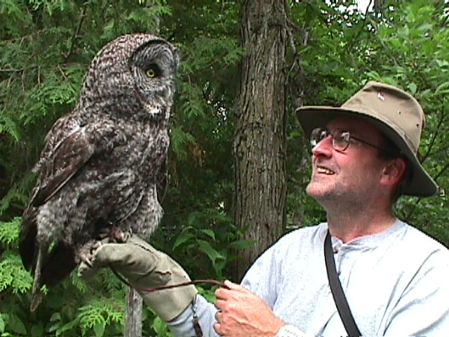 Daddy and a big owlie