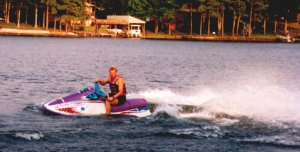 A floating motorcycle