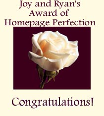 Joy and Ryan's Award of Perfection!