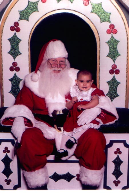 Aubrey and Santa