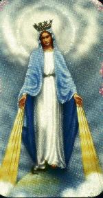 A picture of the Blessed Mother.