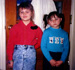 Amanda and Crystal Showing New School Clothes Thumbnail