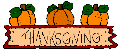 Thanksgiving sign