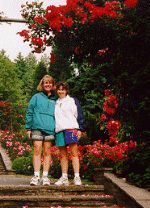 Amy and I at Rose Garden