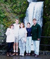 Margo and me at Multnomah Falls