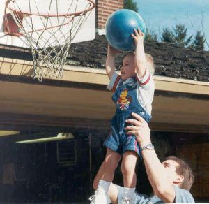 Mark & Anthony with hoop