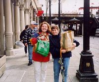 Margo and me at Saturday Morning Market