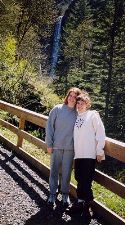 Margo and me at Bridal Veil Falls